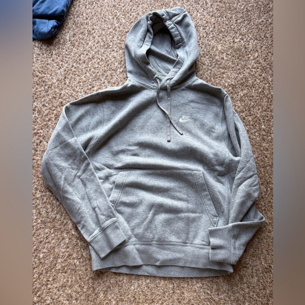 Men’s Nike Sportswear Swoosh Basic Hoodie Men's Small Gray
